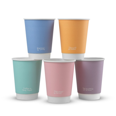 Feel Good Coffee Cup Double Walled 89-Series 12oz x500
