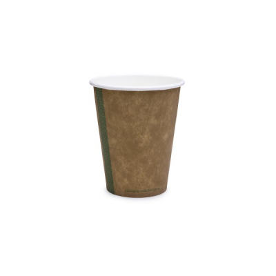 Coffee Cup Single Walled Kraft 12oz 89-Series x1000