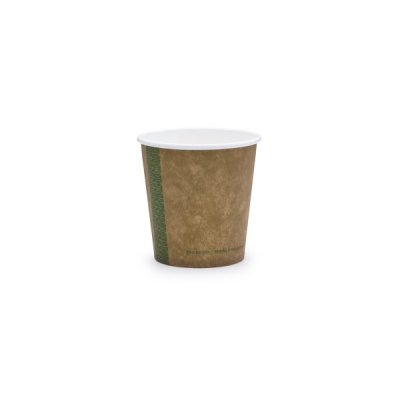 Coffee Cup Single Walled Kraft 4oz 62-Series x1000