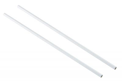 Paper Bottle Straw White 10.5Inch x250