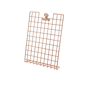 Copper Wire A4 Menu Holder