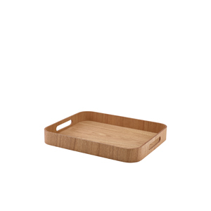 Light Wood Veneer Butlers Tray 35.5 x 28cm