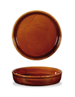 Churchill Rustics Brown Mezze Dish 20cm