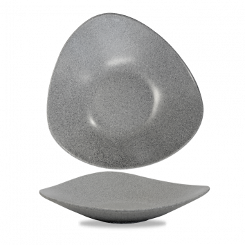 Churchill Plastic  Granite Lotus Melamine Plat 13 3/4Inch