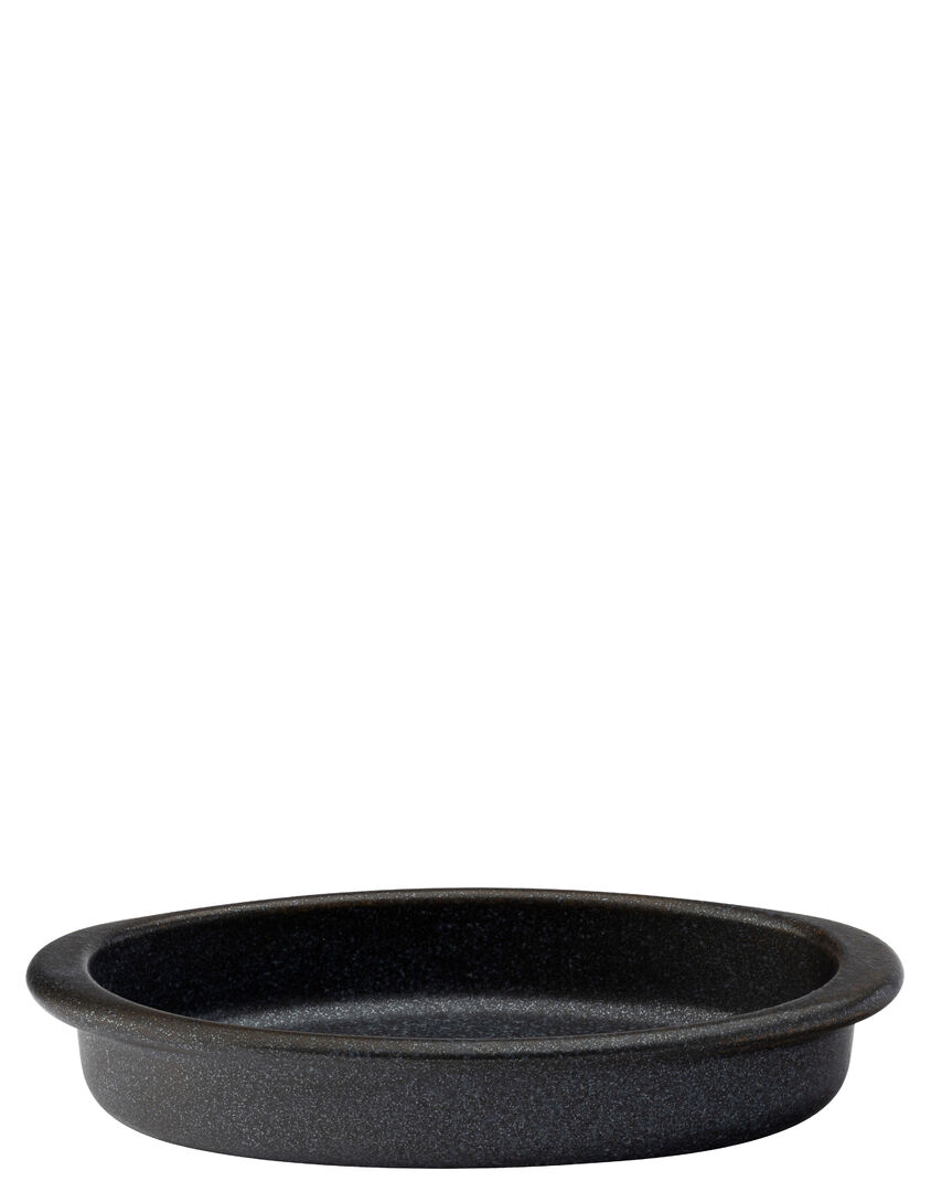 DW0023-000000-B01006 Murra Ash Oval Eared Dish 8.5in (22cm)