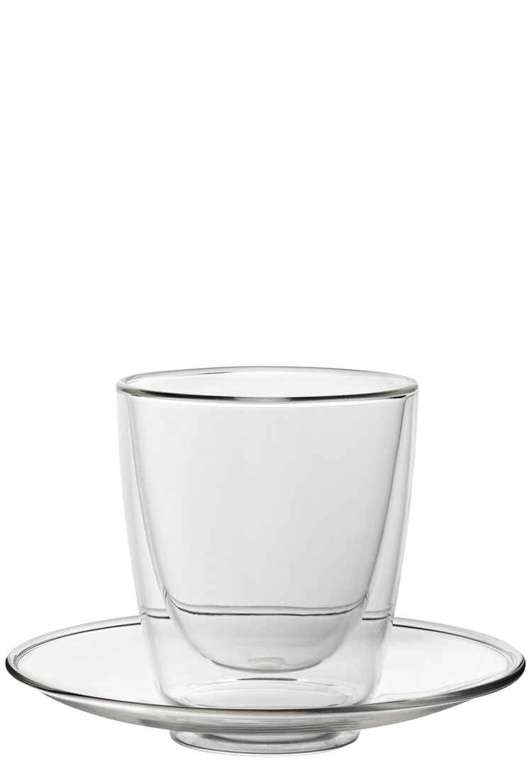 R90044-000000-B01006 Double - Walled Cappuccino Cup and Saucer 7.75oz 01